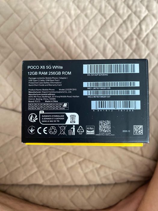 POCO X6 5G 12/256GB