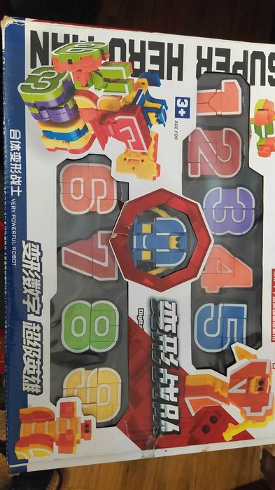 цифровой трансформер, цифры, блоки, трансформер