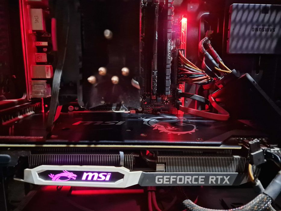 Placa video RTX 2070 MSI, fara coil whine, temperatura joasa 50-75 grade