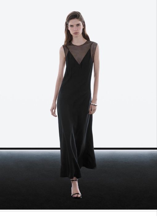 Дълга рокля Massimo Dutti