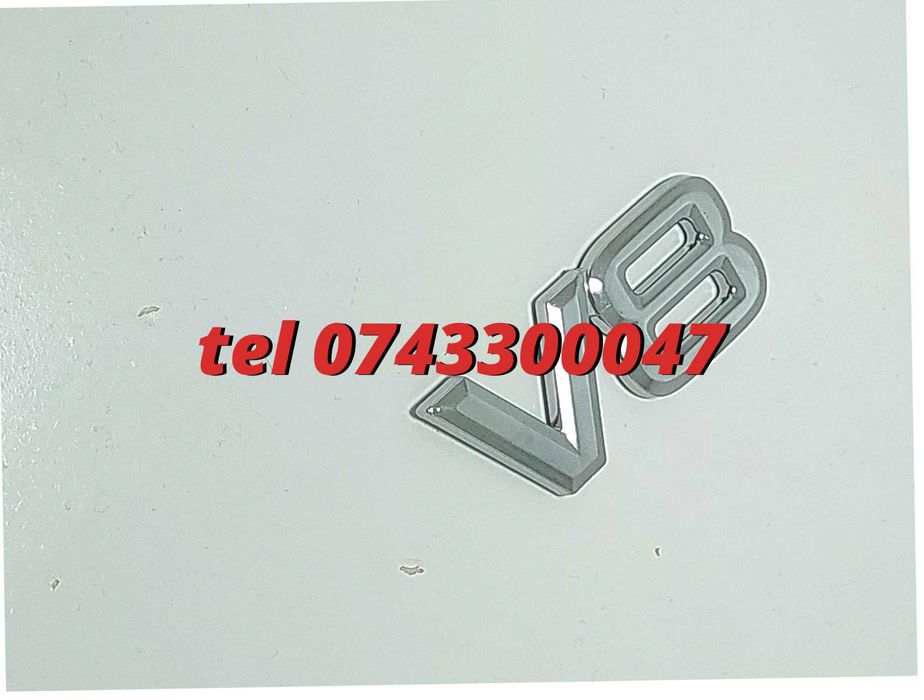 Emblema V8 Cromata Pentru Volkswagen