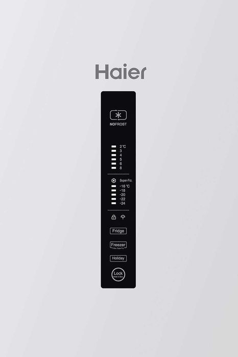 Нов инверторен хладилник с фризер HAIER HTR3619ENPW No frost 190.5cm