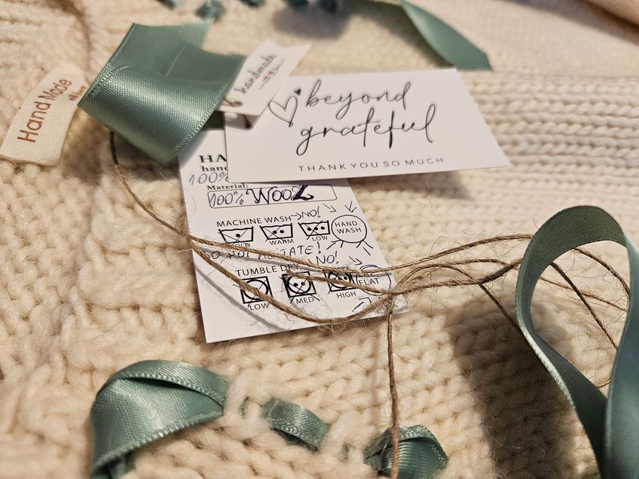 Pulover lana 100% dama tricotat manual marimea M