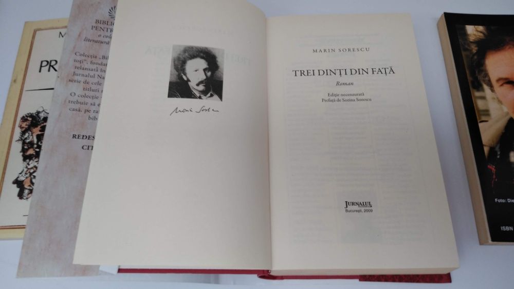 Marin Sorescu - 3 dinti din fata - La lilieci -