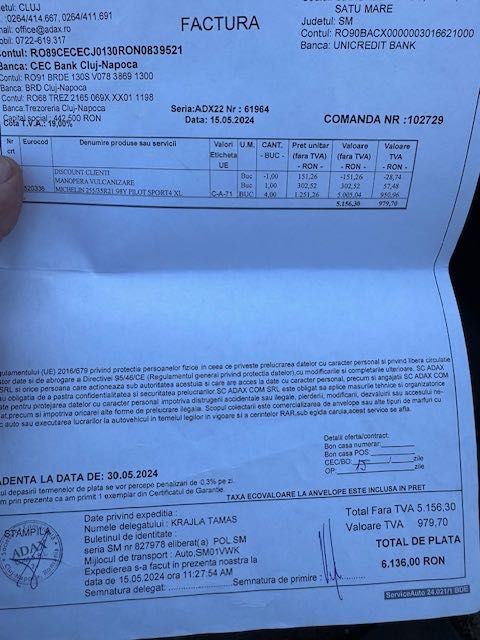 Jante originale Audi 21” – 4K0 601 025 L | Set cu anvelope Michelin