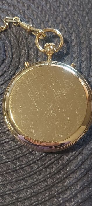 Ceas de Buzunar Aero Watch Neuchatel Moon Phase Chronograph Gold