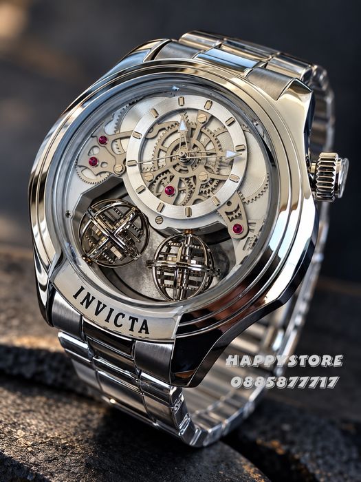 INVICTA Specialty Silver full metal 48 mm, Инвикта нов мъжки часовник