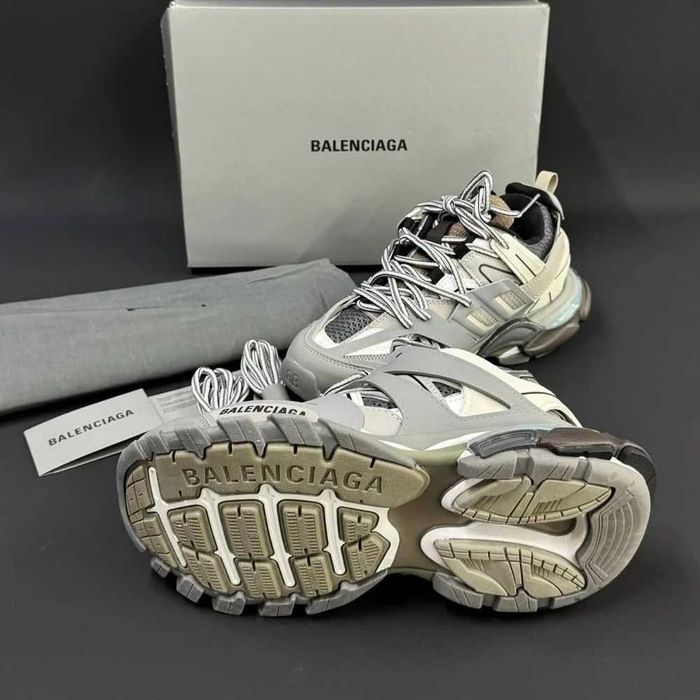 Balenciaga Track Sneaker "Grey/White"