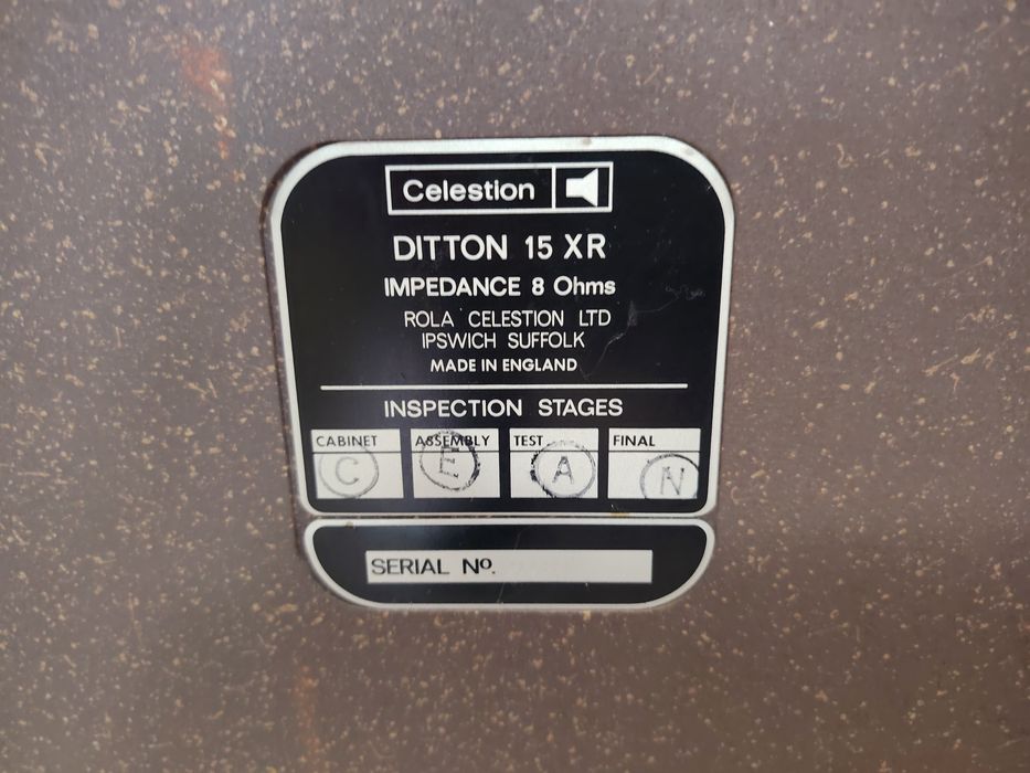 Boxe Celestion DITTON 15 XR