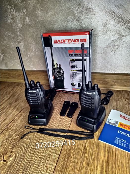 Statii emisie receptie profesionale UHF, 16 canale, 6 km