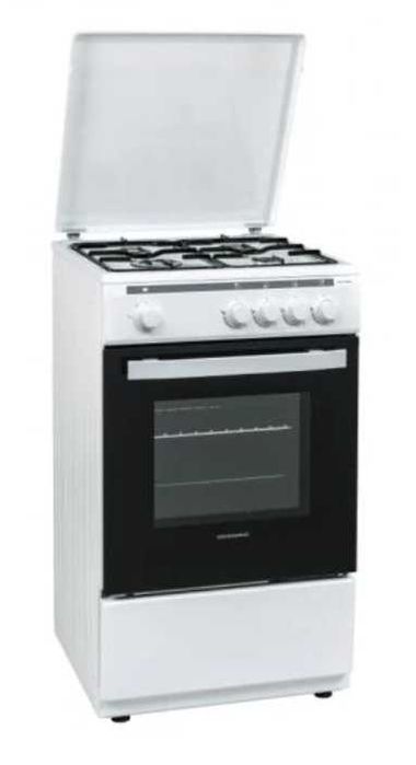 Aragaz Heinner HFSC-V50WH, 4 arzatoare, Gaz, 50 cm, Alb