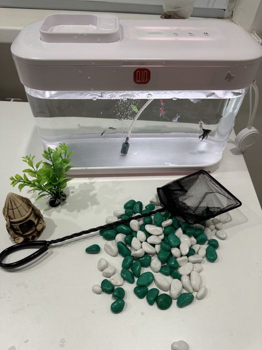 Аквариум на 10л с рыбками