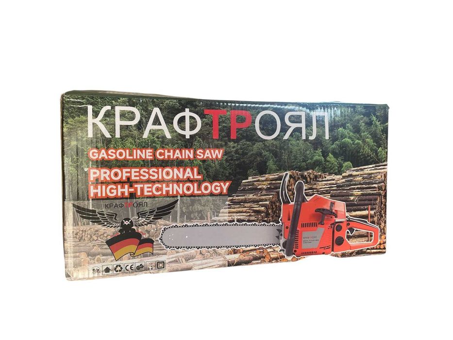 Бензинова моторна резачка KRAFTROYAL 68 cc. с шина 40см и верига