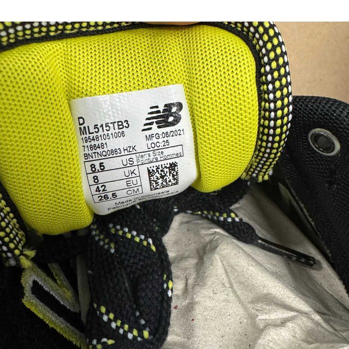 Новые оригинальные кроссовки New Balance ML515 Black Neon