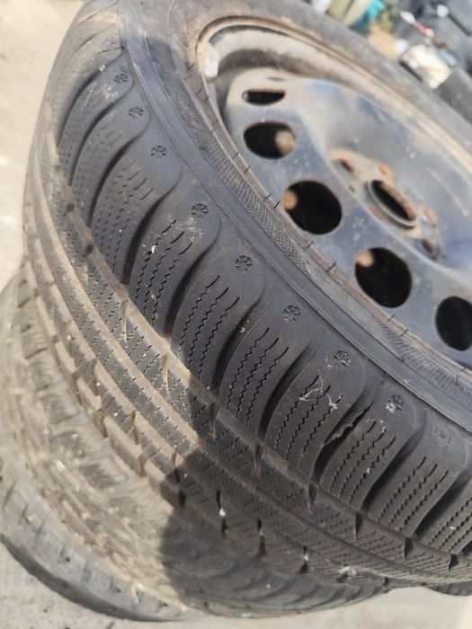 4 Jante gama WAG. 5X112.Cu anvelope de iarnă. 205/55R16.