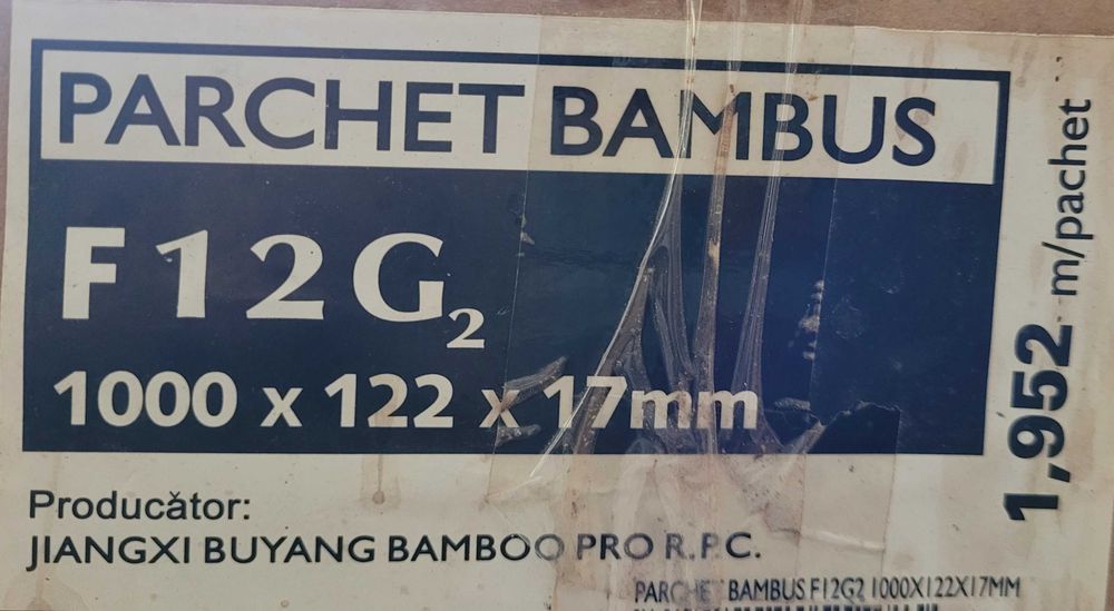 Parchet bambus nou