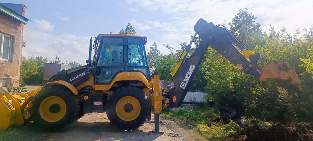 Услуги погрузчика - экскаватора