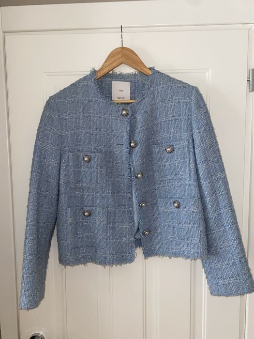 Вълнено сако Mango и Tweed сако Mango