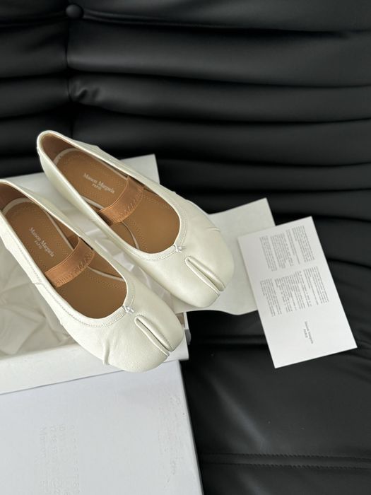 Balerini Maison Margiela alb, tip Premium