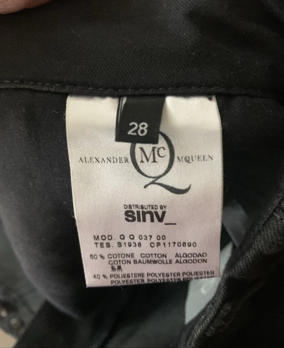 Jeans dama Alexander McQueen