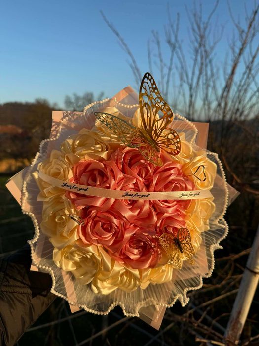 Букет от вечни рози