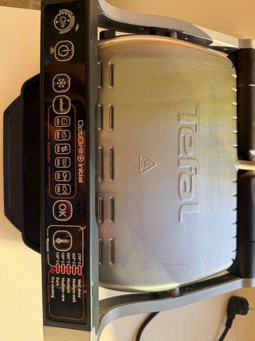 Gratar electric Tefal OptiGrill+ GC706D34, 2000W, 6 programe automate, 4 niveluri temperatura, functie dezghetare, placi detasabile antiaderente