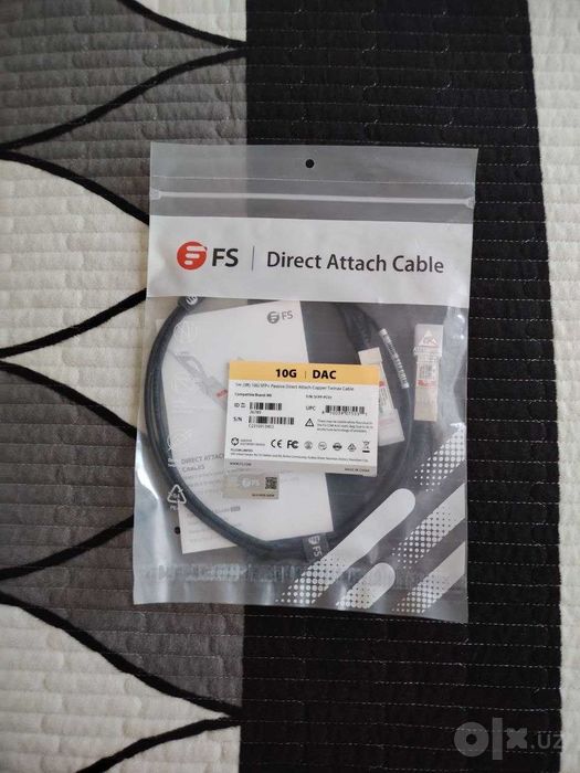 Коммутатор Кабель FS SFPP-PC01 10G SFP+ 1m