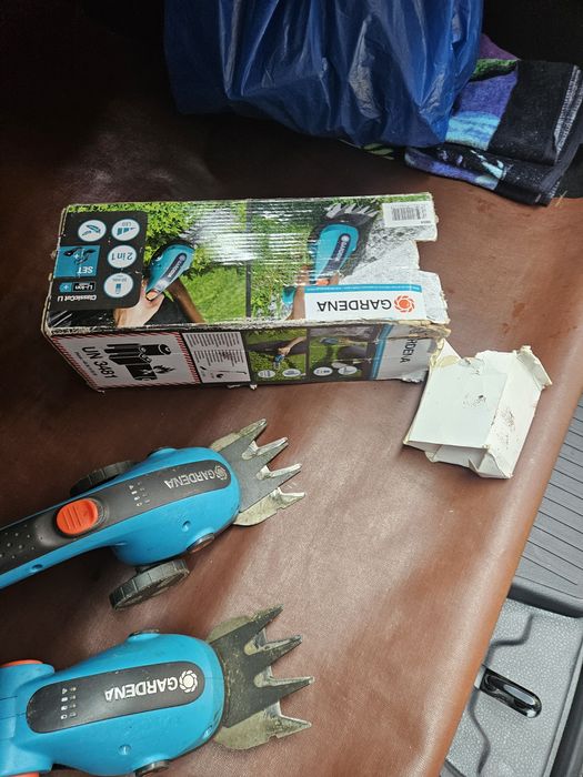 Gardena Set 2 Foarfeca de tuns gazon/plante gardena  pe acumulator