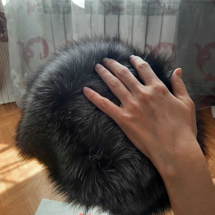 Продам шапку чернобурка