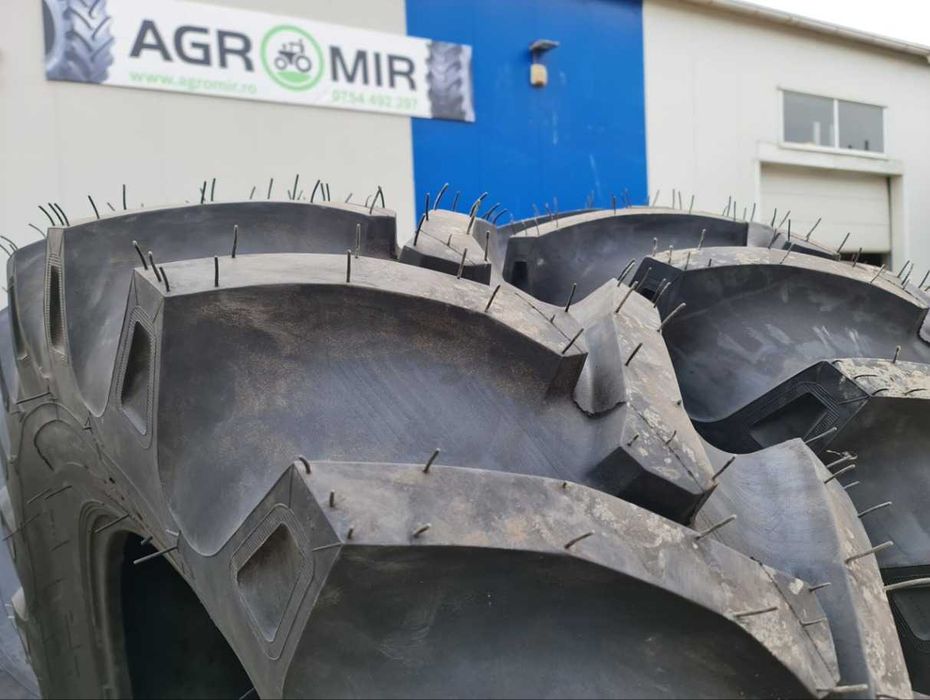 18.4-30 anvelope agricole 460/85r30 combina sau tractor 16PR ply cauciucuri noi cu garantie claas deeutz fendt john deere fiat lamborghini carraro
