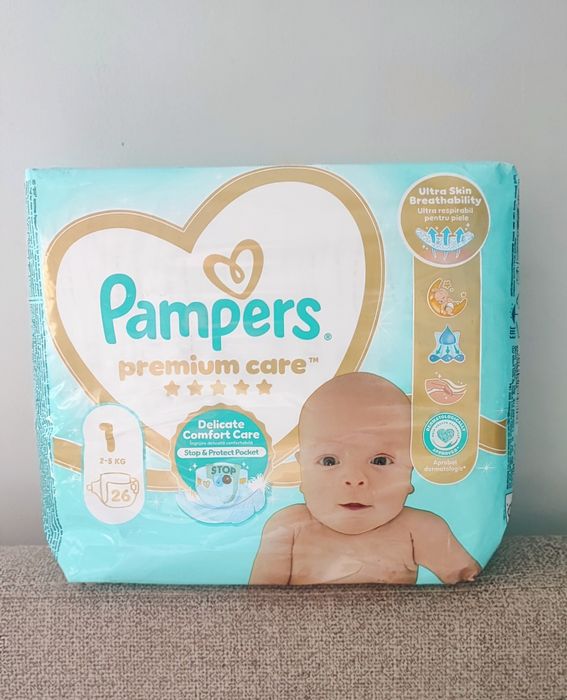 Pampers Premium Care 2-5 кг 26бр