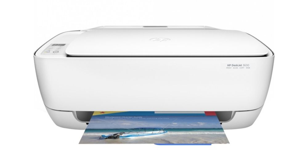 Принтер- мултифункционално мастиленоструйно цветно устройство HP Deskjet Ink Advantage 3639 All-in-One, Wi-Fi,  бял