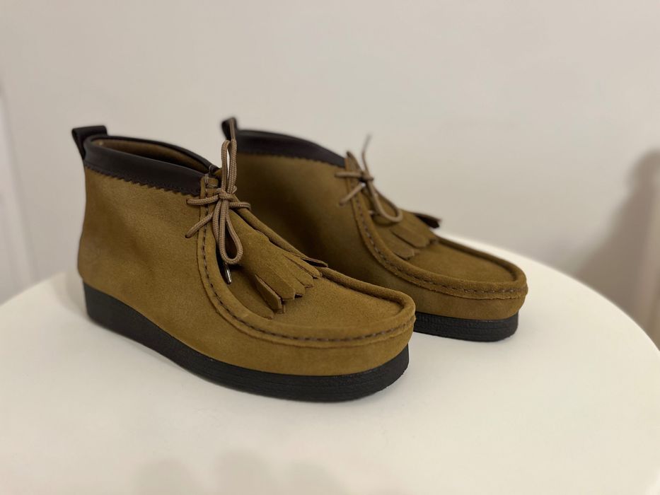 Обувки високи мокасини wallabee shoes