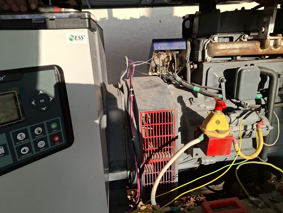 ремонт дизельный генerator  двигатель и синхронного  {авр руч режим}