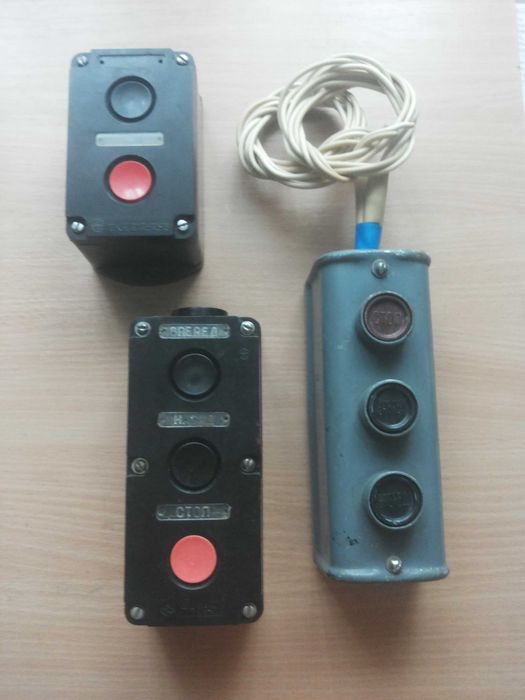 Пусковые кнопки, кнопочный пульт ПКЕ-212-2у2, ПКЕ 212-2у3, КУ-122-3М