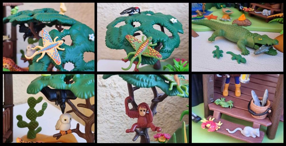 Colectie Playmobil 4073 reinterpretat cu multe accesorii