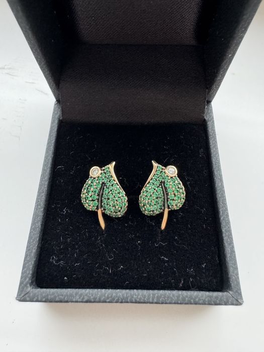 Серьги золотые 585