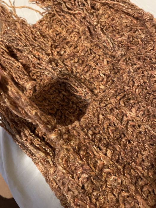 Fular gros/calduros de iarna esarfa h&m maro/roz