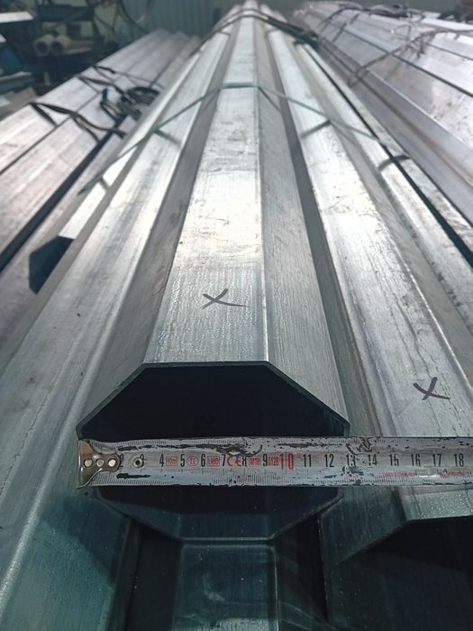 Teava pătrată hexagon 6m înălțime