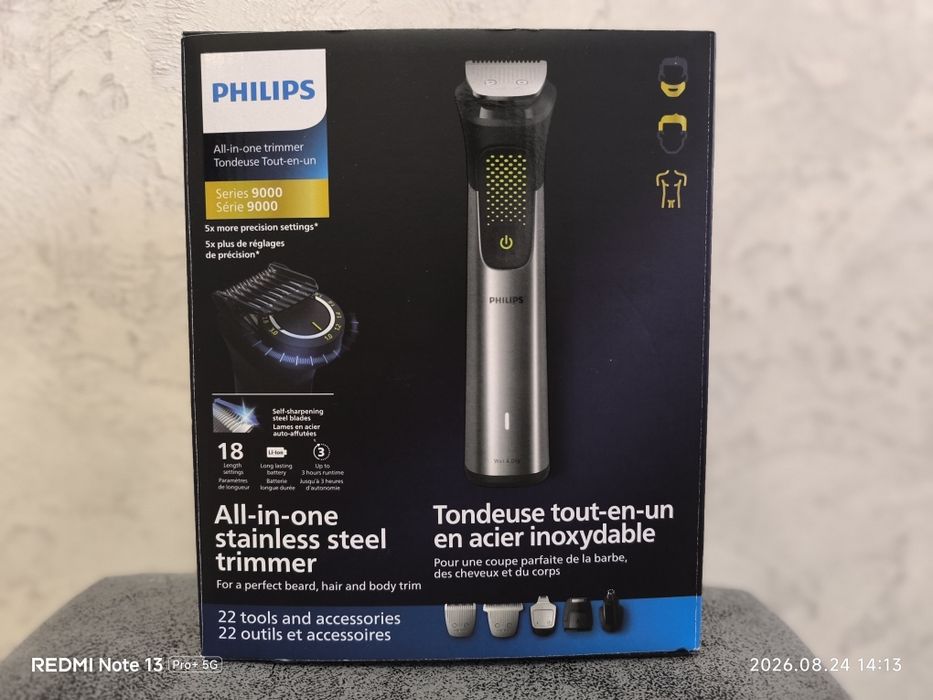 Philips Series 9000 — триммер 22 в 1
Продаю оригинальный Philips Serie