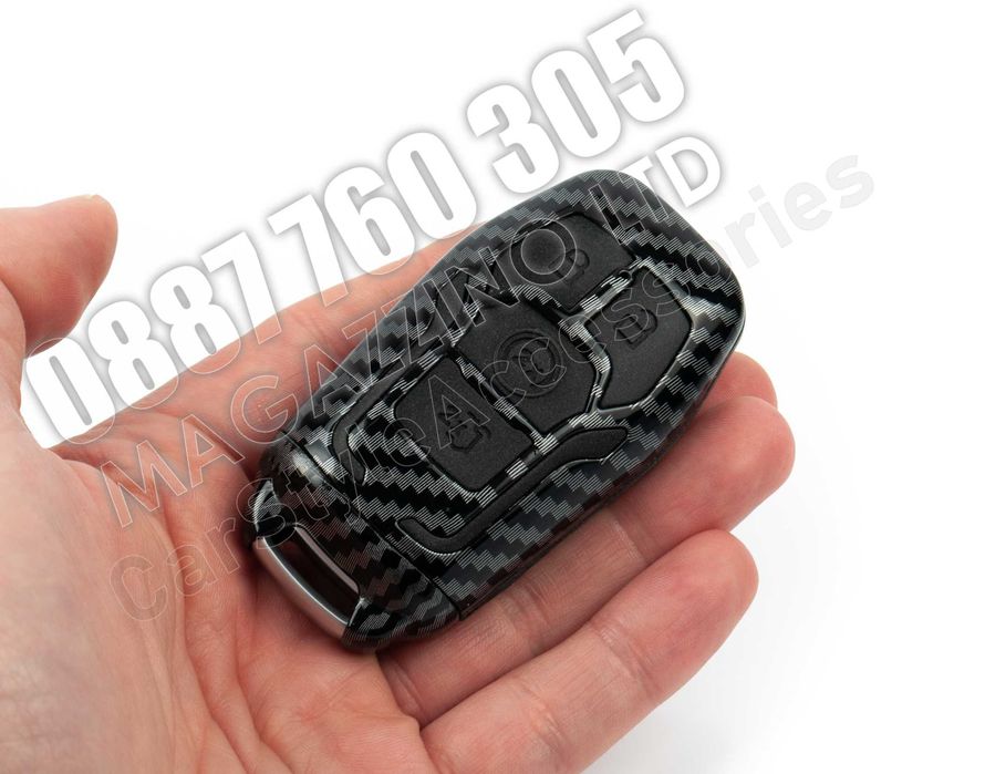 Карбонова Кутийка за Ключ Форд Калъф за Ключ Ford