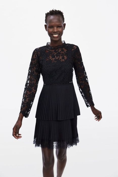 Рокля Zara дантелена