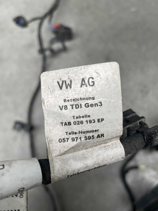 Instalatie electrica motor Vw Touareg CR7 - Audi SQ7 cod 057971595AR