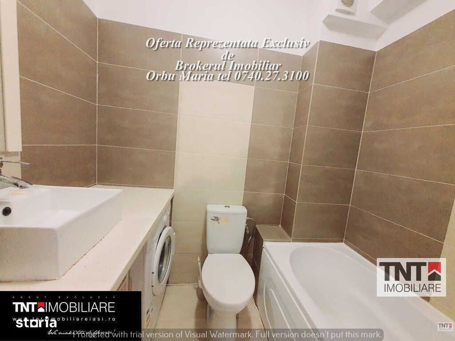 ULTRA-CENTRAL Apartament 2 Camere Open-Space Bloc Nou  Zona Palas