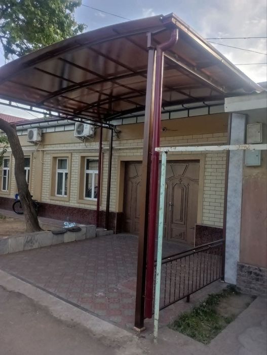 Навес решетки ограждение постройки из металла