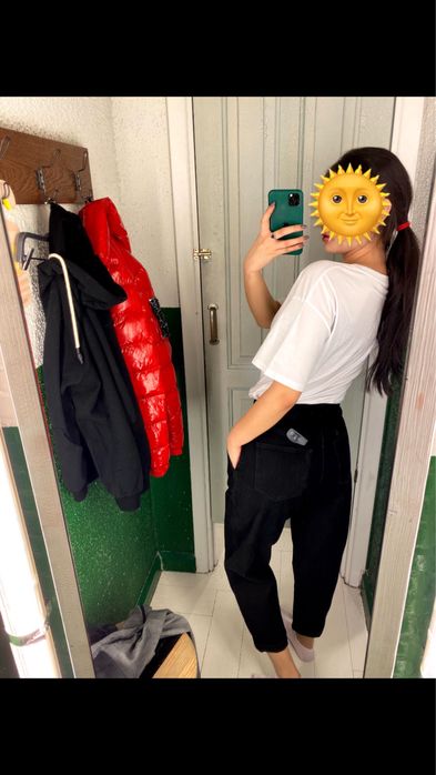 Джинсовые штаны женские