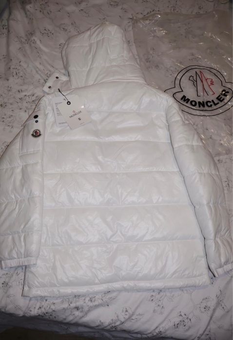 Geaca barbat puffer alba noua cu eticheta S