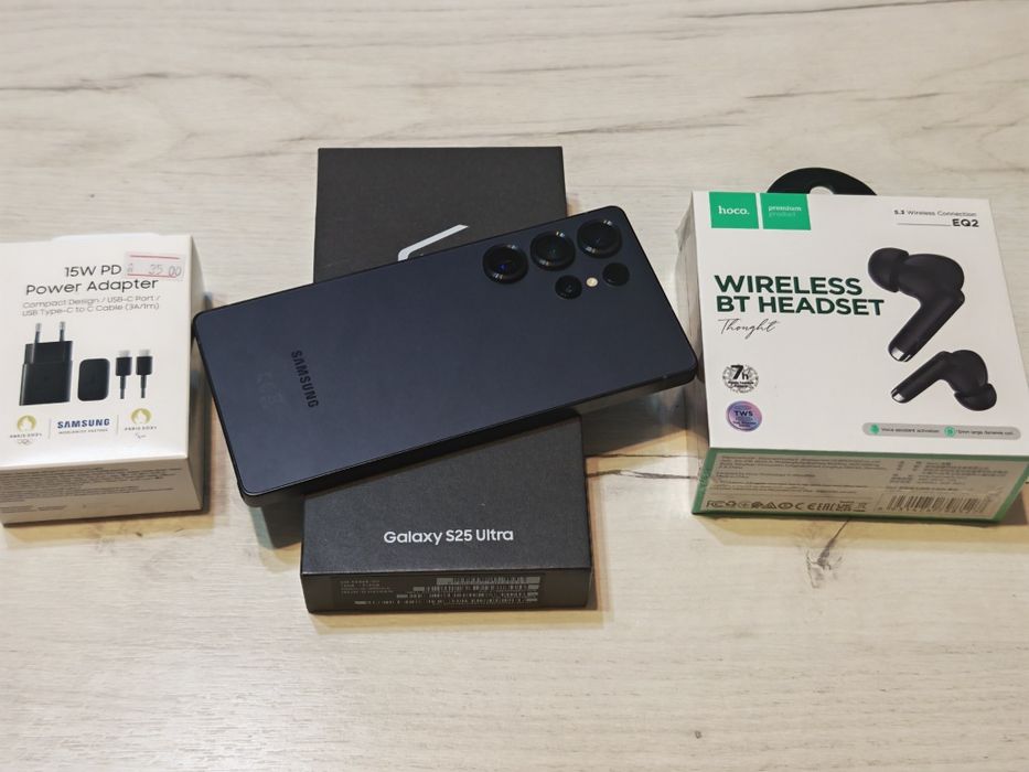 Samsung Galaxy S25 Ultra 512 GB Jetblack 21м Гаранция