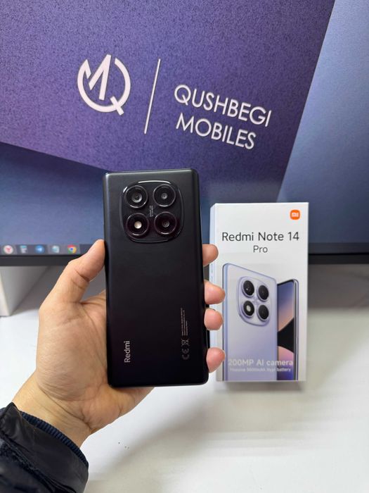 Aybi yuq! Note 14 Pro 256GB Black Karobka bor