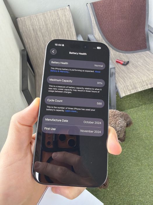 Iphone 16 pro, 128 Gb, garantie Emag pana in noiembrie